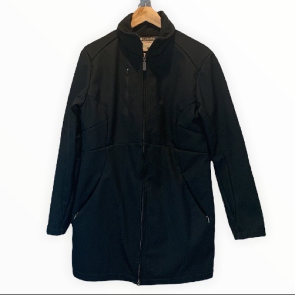 Columbia XCO Long Midweight Full Zip Coat Black Large